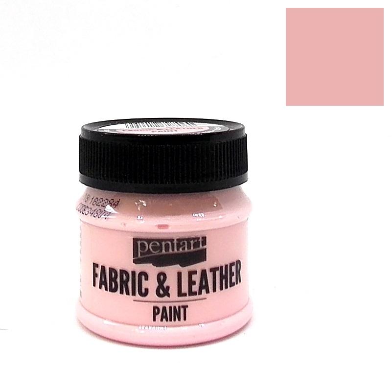 Pentart Textil- und Lederfarbe 50ml - rosa – Bastelschachtel