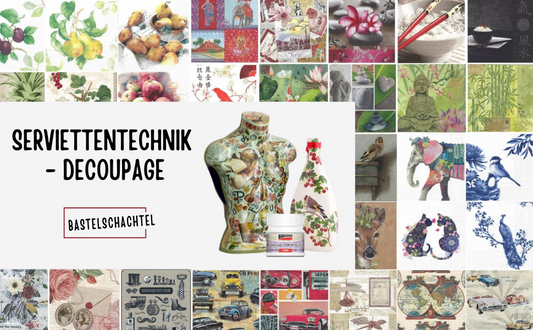 Serviettentechnik - Decoupage