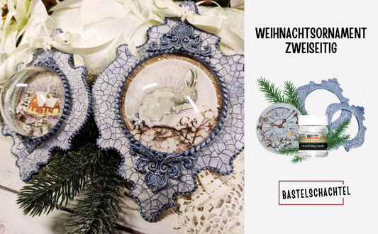 Weihnachtsornament Zweiseitig - Bastelschachtel