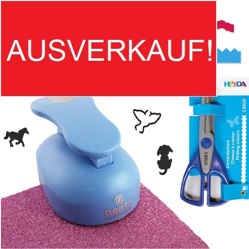 Motivlocher, Ausverkauf, Sale Bastelmaterial