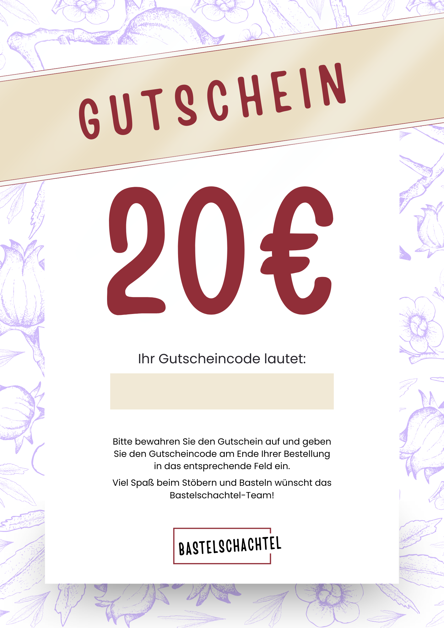 Gutschein 20 Euro