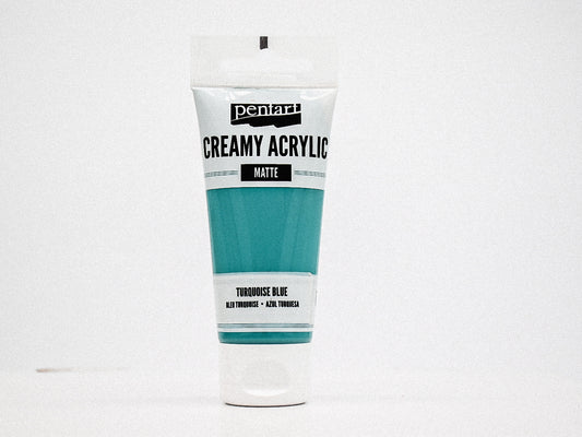 Pentart Creamy Acrylic matt 60ml - türkis