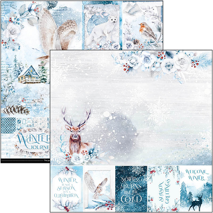 Scrapbook Papierblock 12"x12" - Winter Journey