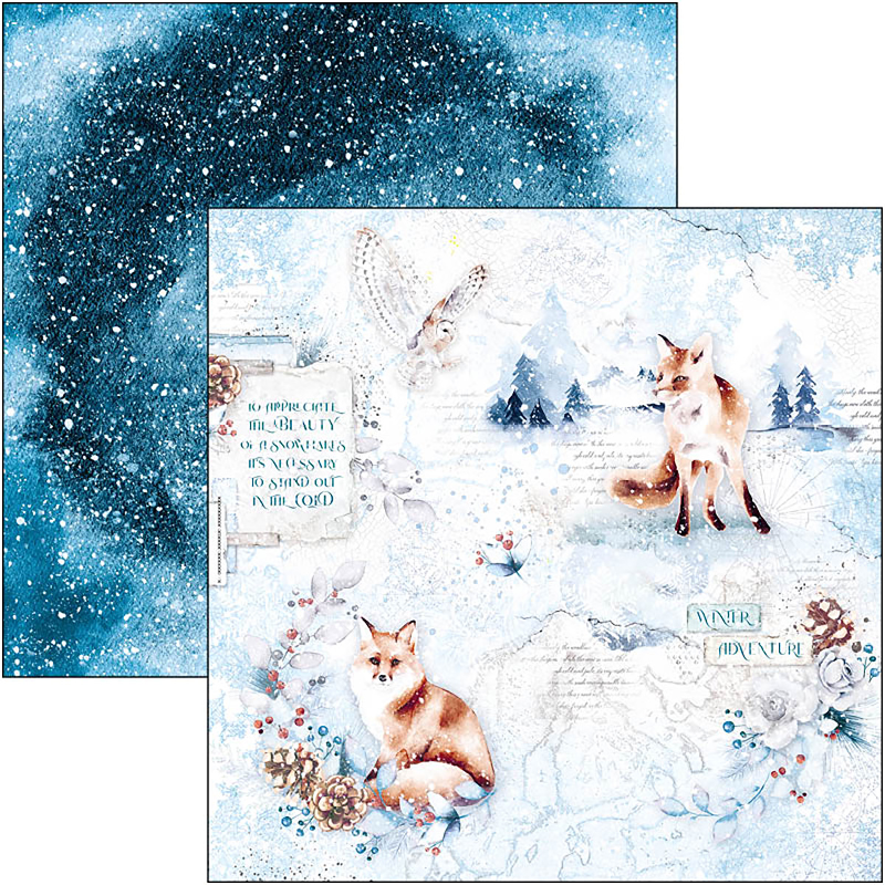 Scrapbook Papierblock 12"x12" - Winter Journey