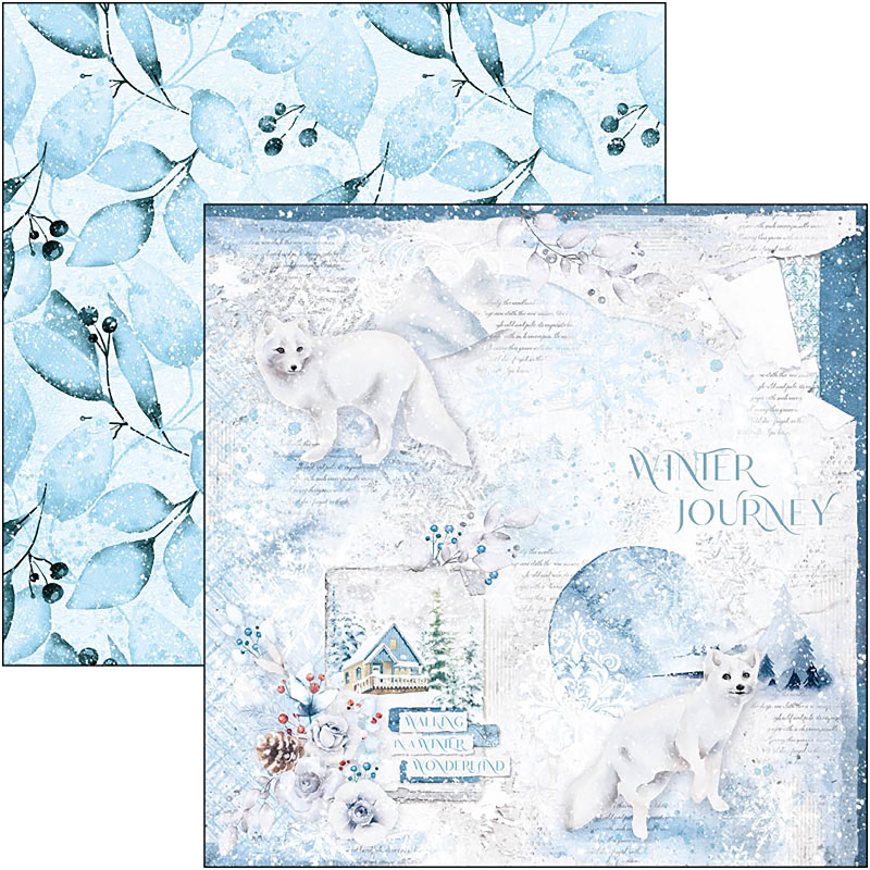 Scrapbook Papierblock 12"x12" - Winter Journey