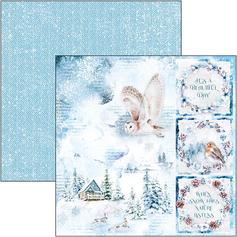 Scrapbook Papierblock 12"x12" - Winter Journey