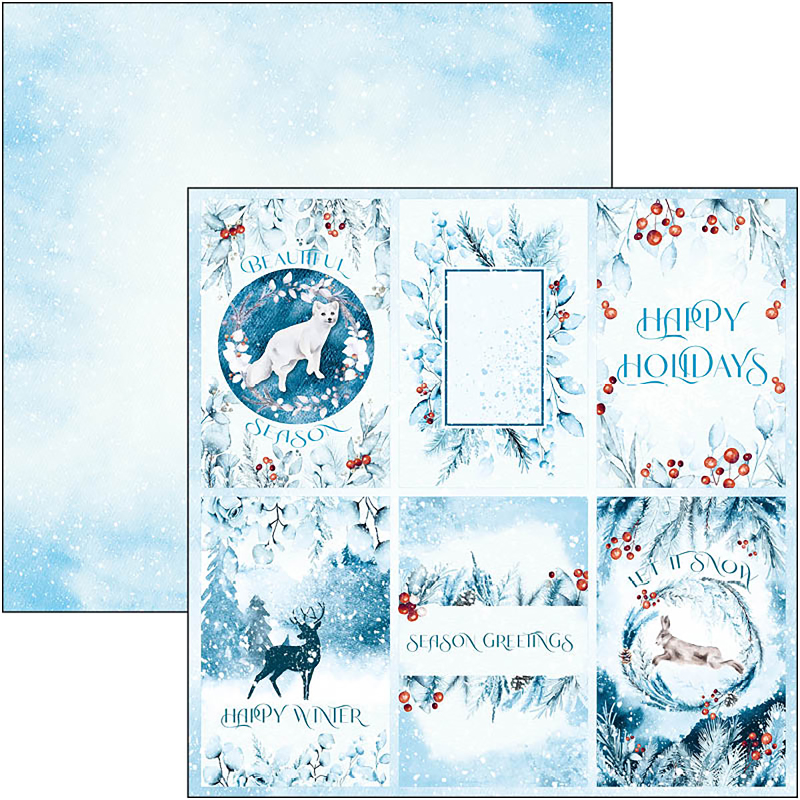 Scrapbook Papierblock 12"x12" - Winter Journey