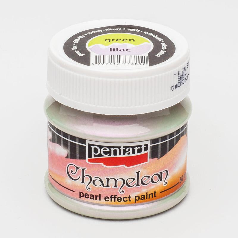 Pentart Acrylfarbe Chamäleon 50ml - grün-lila - Bastelschachtel - Pentart Acrylfarbe Chamäleon 50ml - grün-lila Pentart Farbe