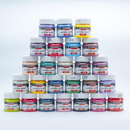 Pentart Acrylfarben Set glänzend 3x50ml - Set 13. - Bastelschachtel - Pentart Acrylfarben Set glänzend 3x50ml - Set 13.