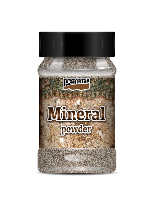 Pentart Mineral Pulver 130g - Jaspis - Bastelschachtel - Pentart Mineral Pulver 130g - Jaspis