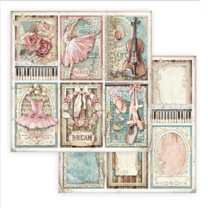 Scrapbook Papier 30,5x30,5cm - Passion cards - Bastelschachtel - Scrapbook Papier 30,5x30,5cm - Passion cards