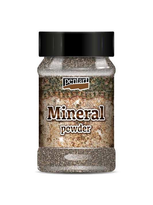 Pentart Mineral Pulver 130g - Platingranit fein - Bastelschachtel - Pentart Mineral Pulver 130g - Platingranit fein