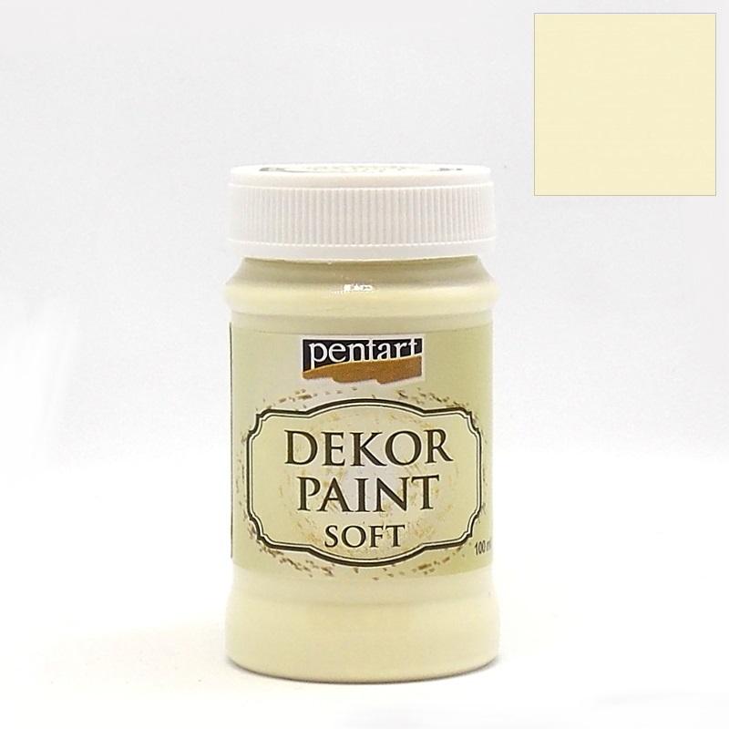 Dekor Paint Soft matt 100ml - elfenbein - Bastelschachtel - Dekor Paint Soft matt 100ml - elfenbein