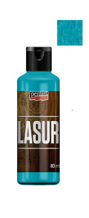 Holzlasur für Innenbereich 80ml - türkis - Bastelschachtel - Holzlasur für Innenbereich 80ml - türkis Pentart Farbe