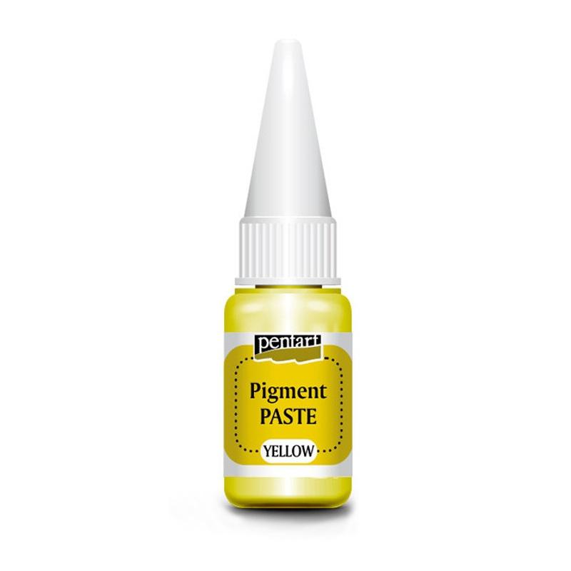 Pigment Paste 20ml - gelb - Bastelschachtel - Pigment Paste 20ml - gelb