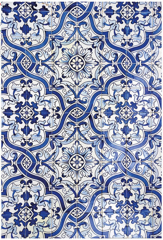 Reispapier A3 - Mediterranean tiles - Bastelschachtel - Reispapier A3 - Mediterranean tiles